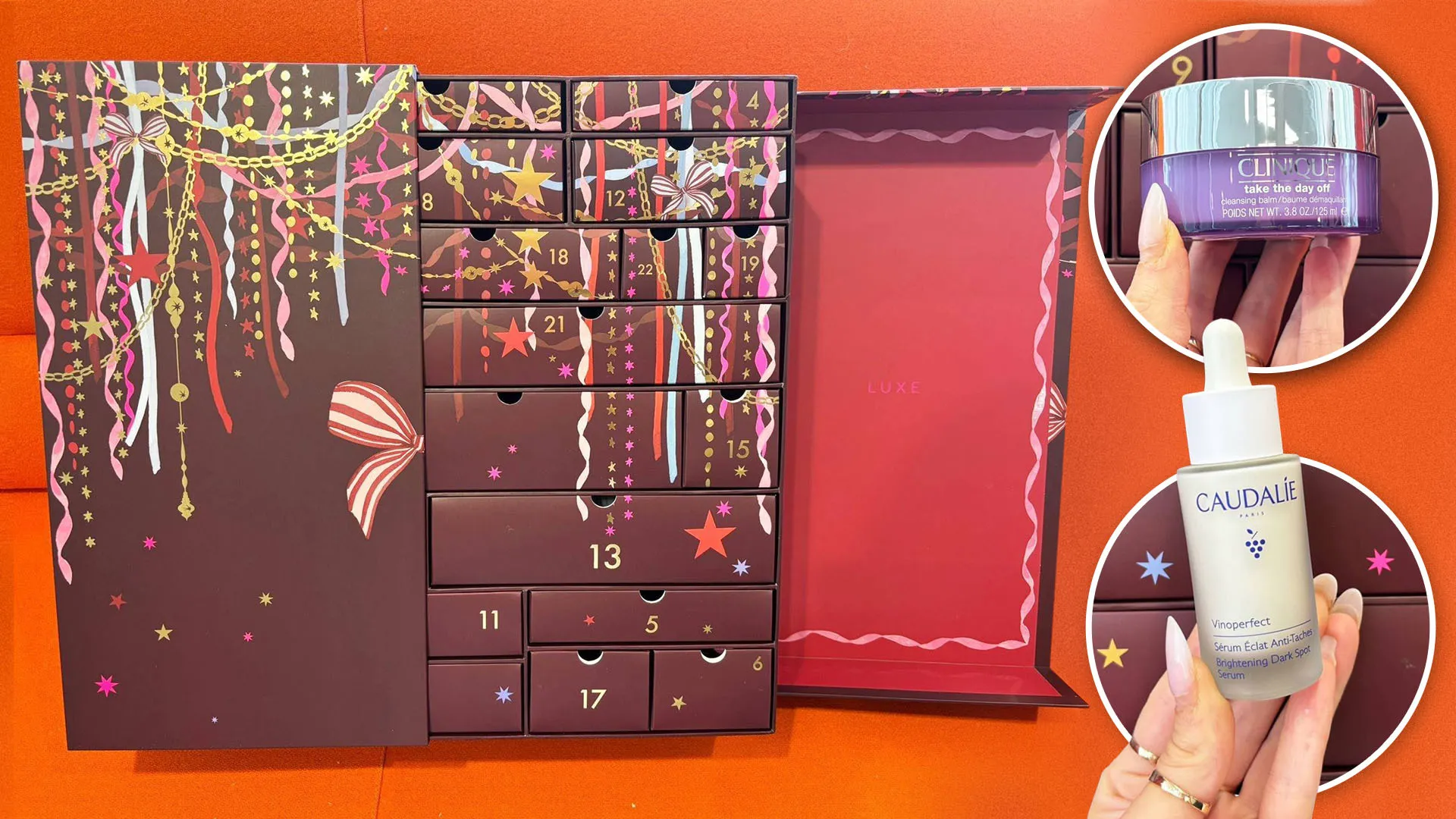 I can’t fault Boots £150 Advent calendar – it’s filled with £709 worth of beauty must-haves from Caudalie & Color Wow