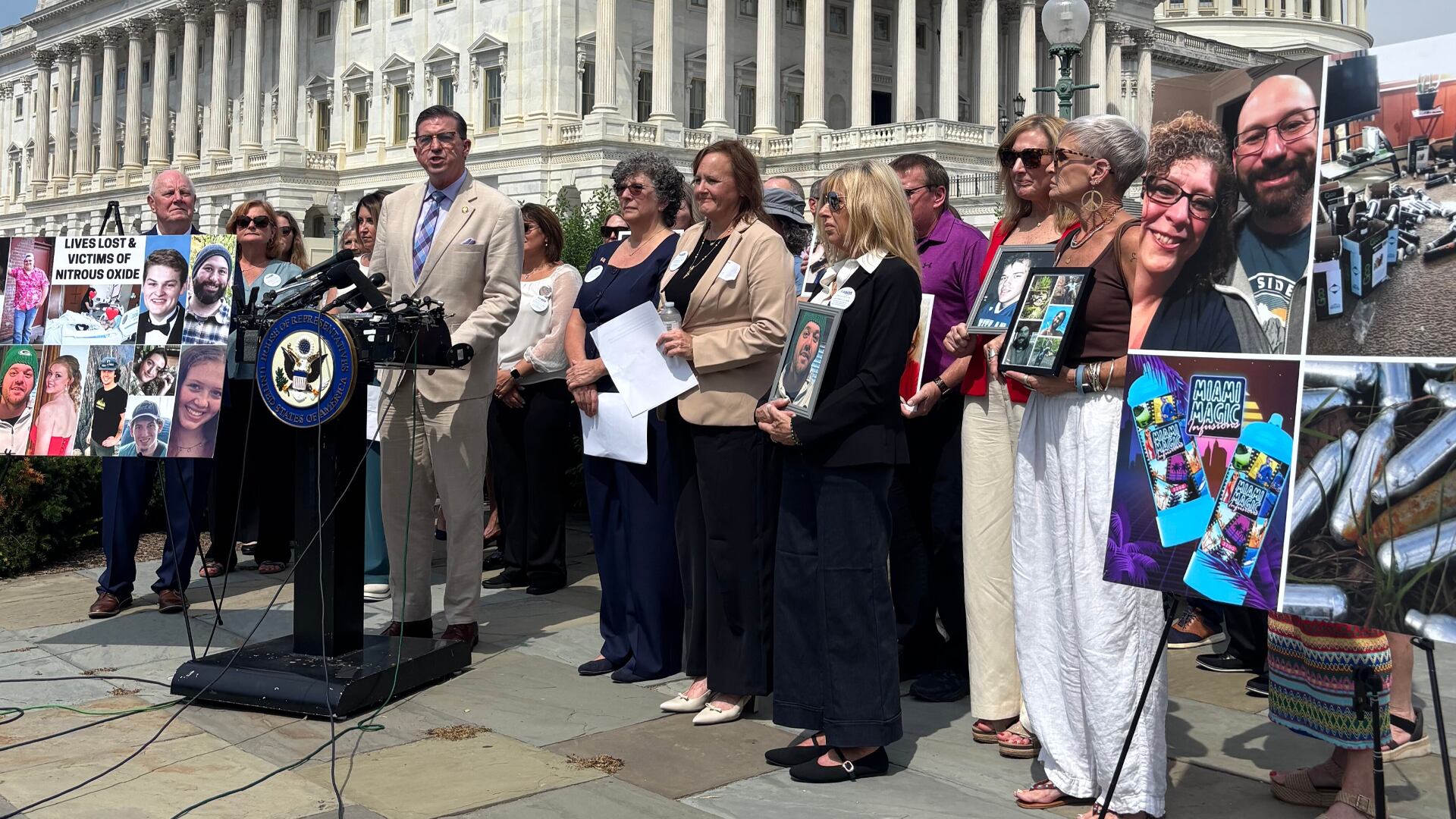 Families impacted by nitrous oxide lobby lawmakers for national ban