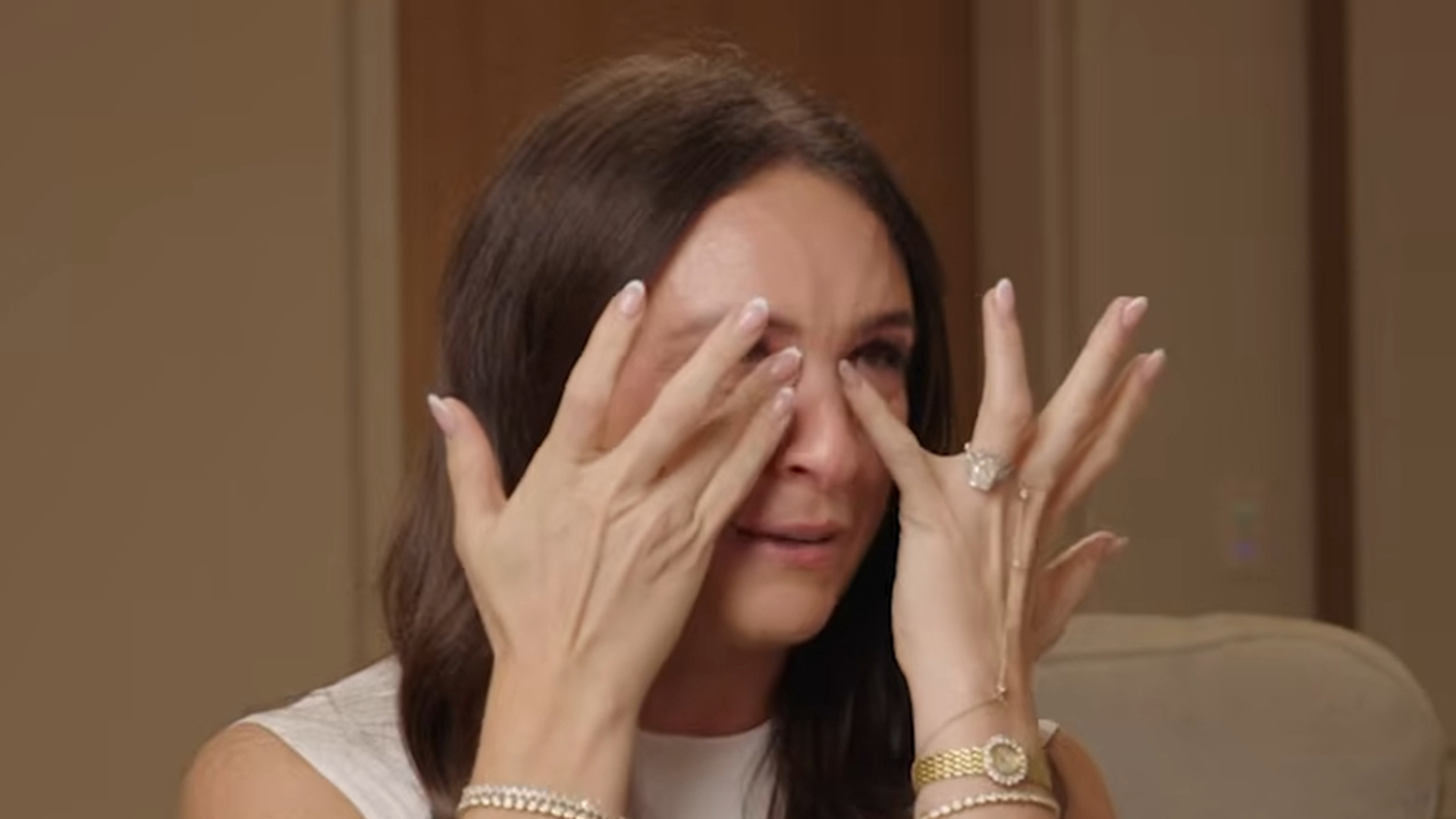 ‘Hard to keep my mouth shut’ – MLB star Bryce Harper’s wife wipes away tears over ‘tough’ scrutiny of his performances