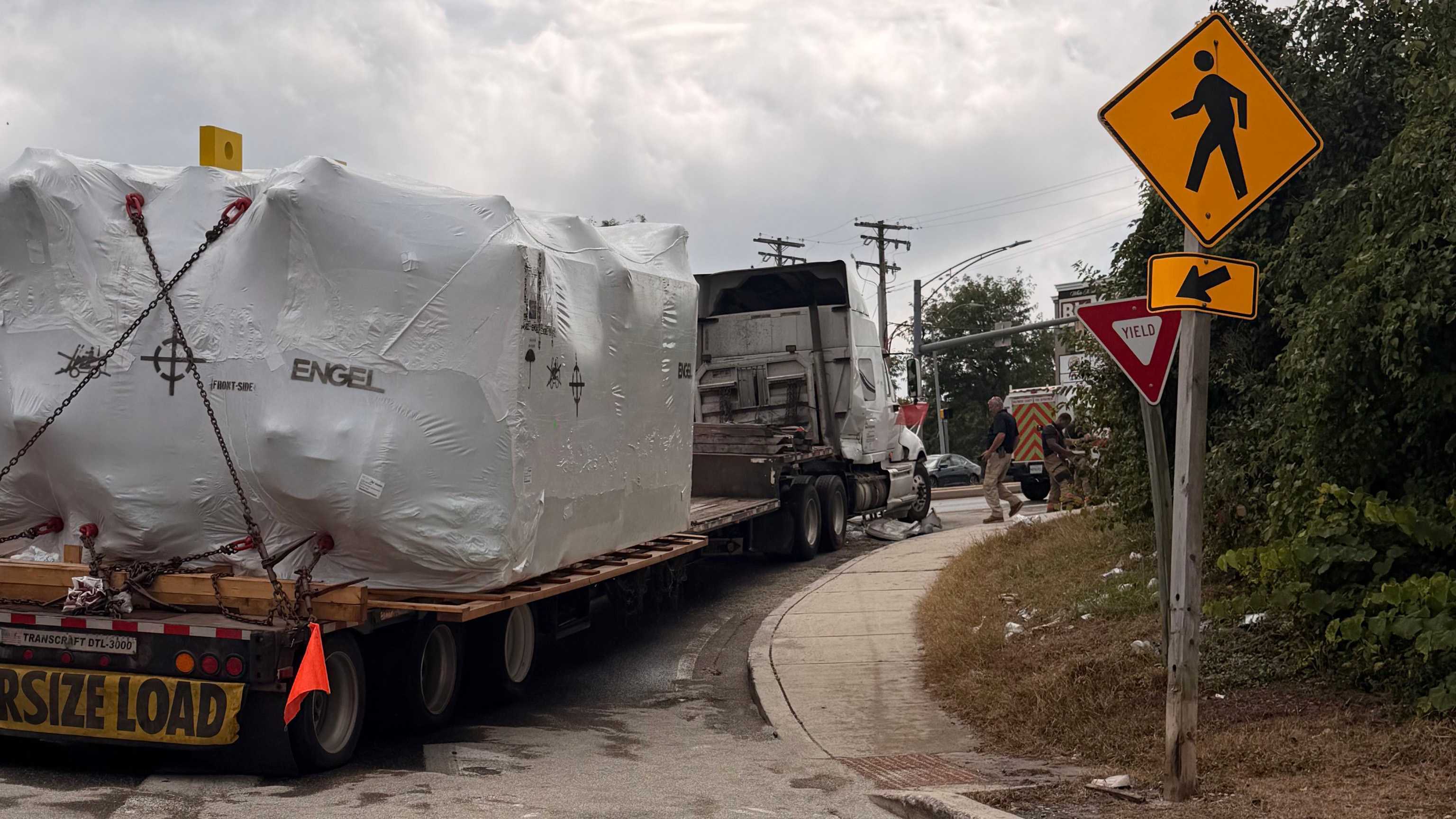 Tractor-trailer fuel leak contained in Nottingham, fire officials say