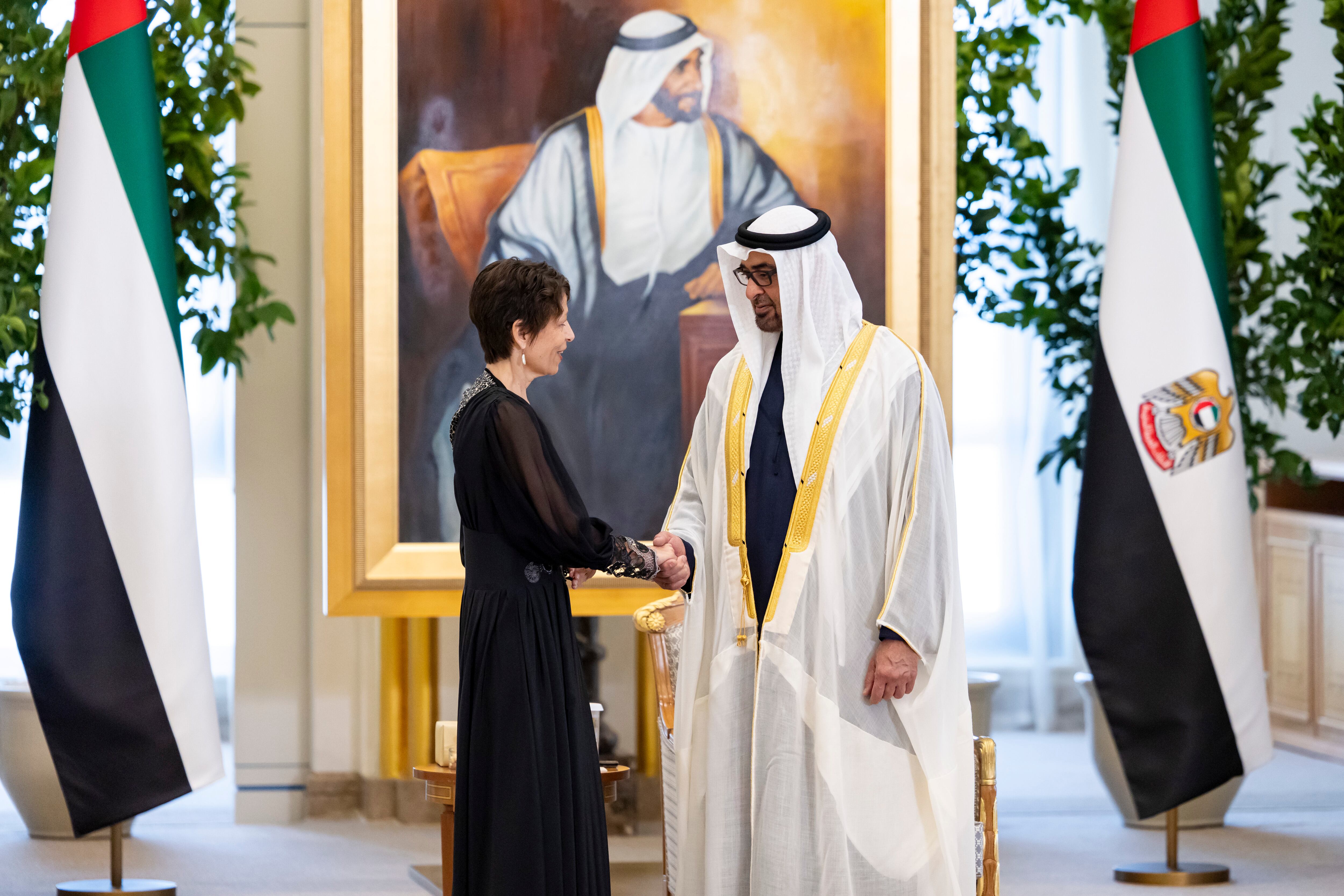 UAE President receives credentials of 18 new ambassadors