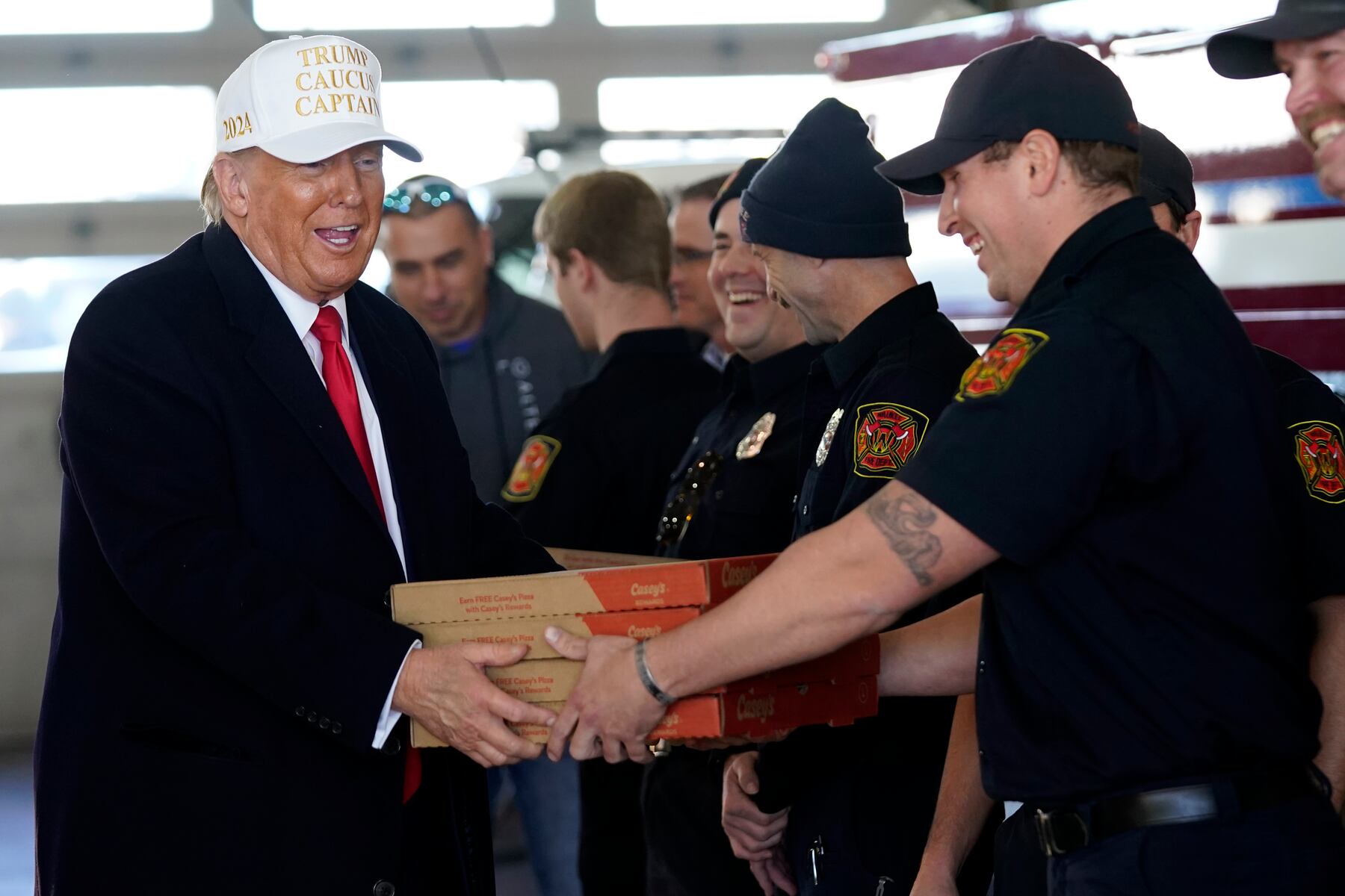 Pizza franchise visited by Trump makes huge national leap despite gas-station locations