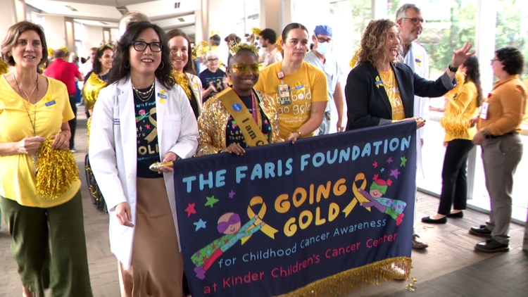 ‘We’re all going to fight it’: Going Gold Parade honors pediatric cancer patients