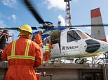 Hundreds of North Sea workers facing chopper travel ban for being too heavy