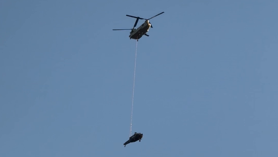 US military recovers Black Hawk after 'aviation mishap' on Thorodin Mountain