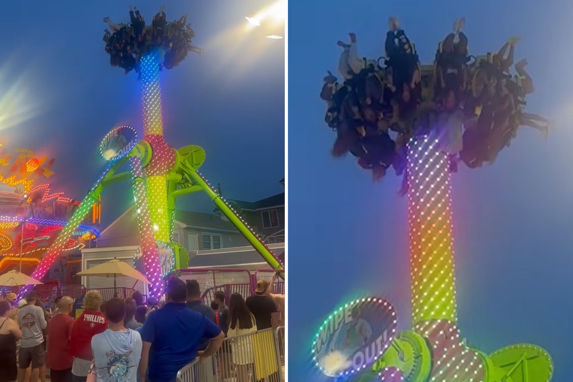 Toddler falls from iconic Jersey Shore boardwalk sky ride in frightening scene