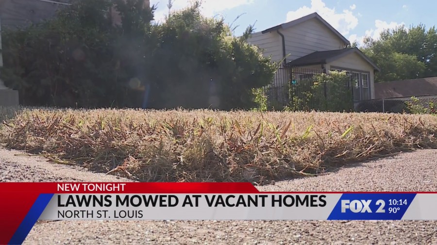 Lawns mowed at neglected north St. Louis properties, but problems remain