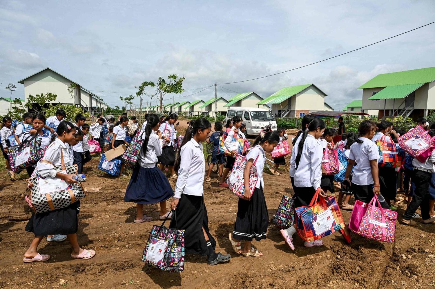 Cambodians displaced by border conflict start over, but most want to go home