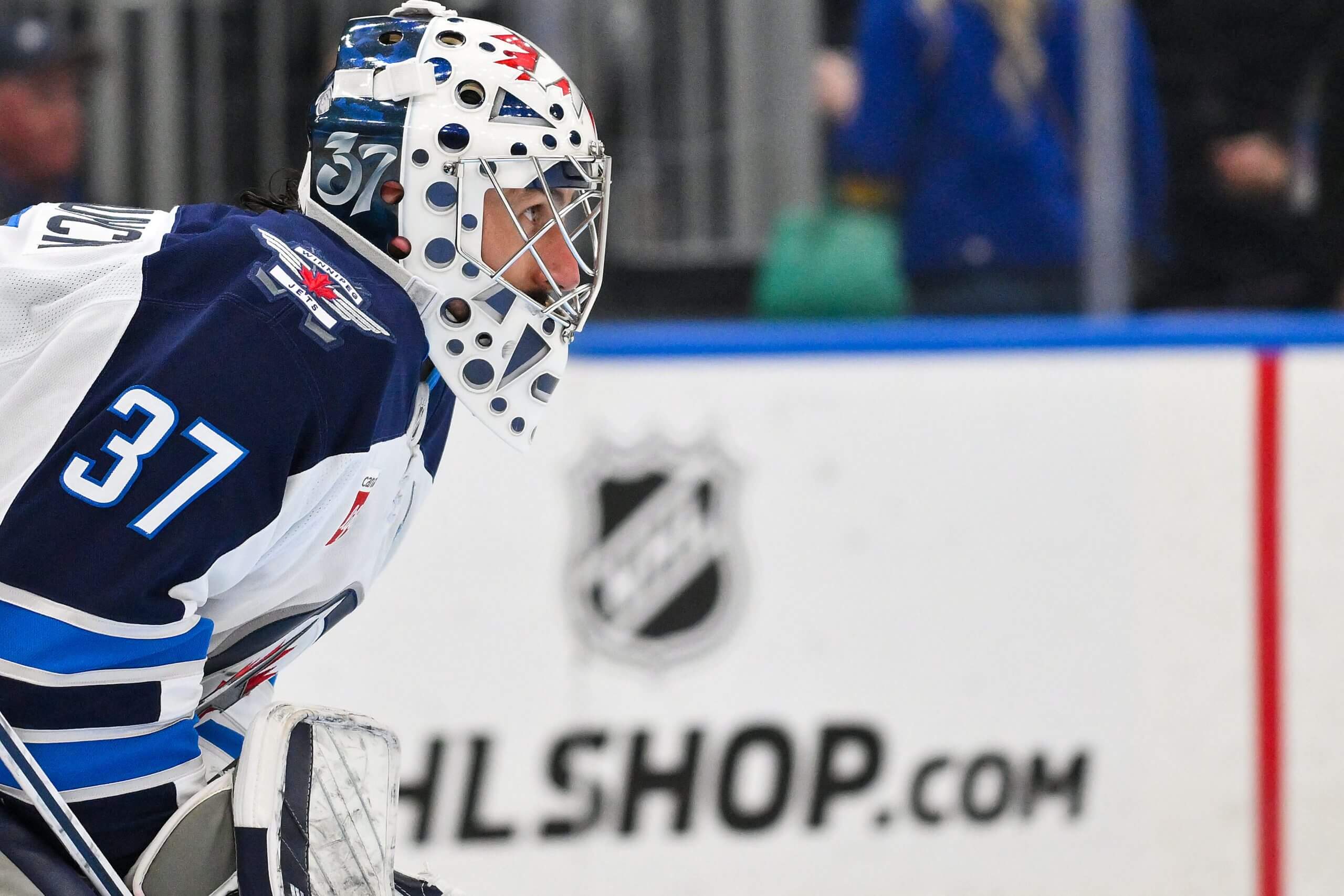 With Connor Hellebuyck trade request, another Canadian NHL team faces difficult crossroads
