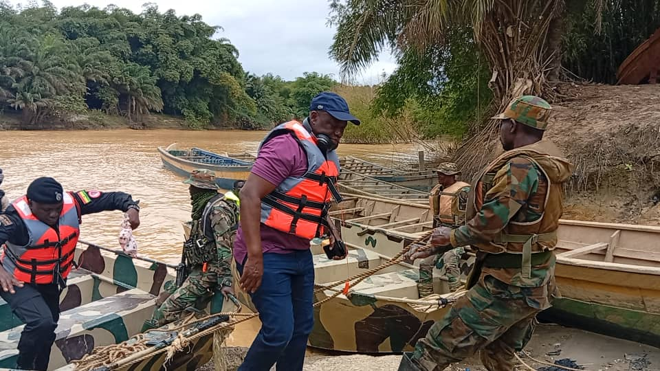 Lands Minister inspects Ankobra, cites progress in galamsey fight