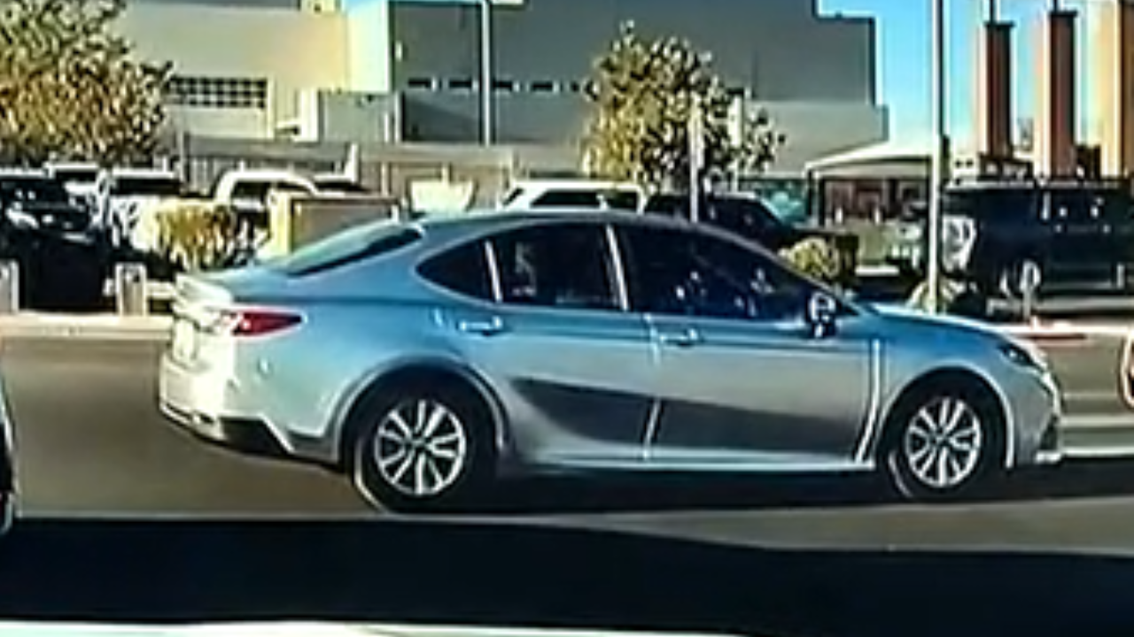 Las Vegas crossing guard steps in front of car to protect mother and children