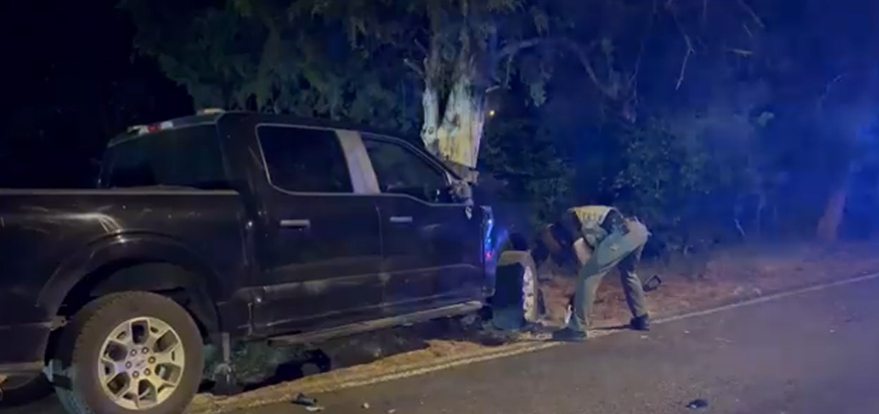 Man critical after truck hits tree in Arlington