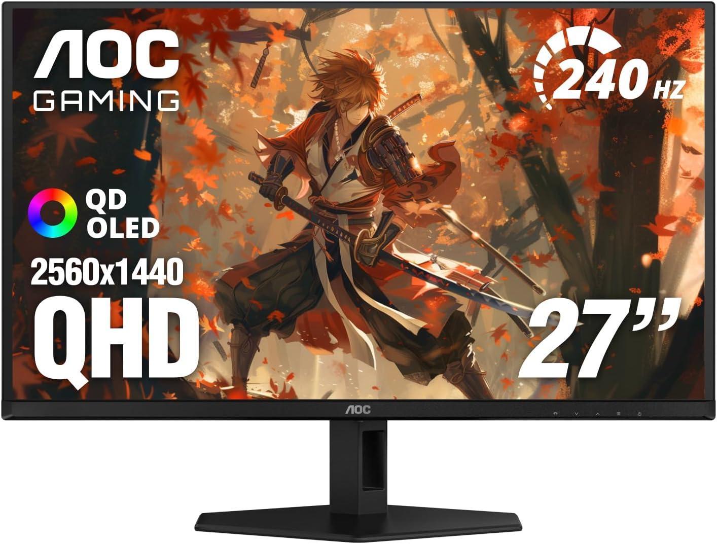 AOC Q27GAZD QD-OLED Gaming Monitor Hits $299 on Amazon: Labor Day All-Time Low