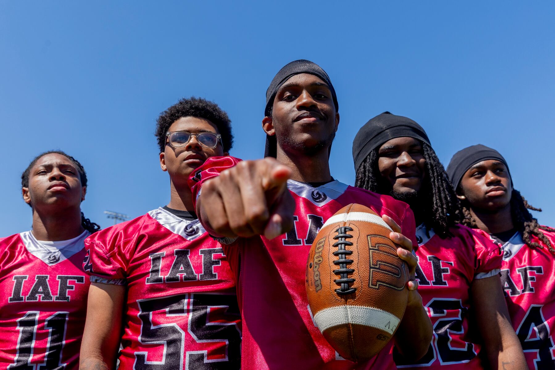 IAF football earns first-ever win in 11-player format, first varsity win since 2020