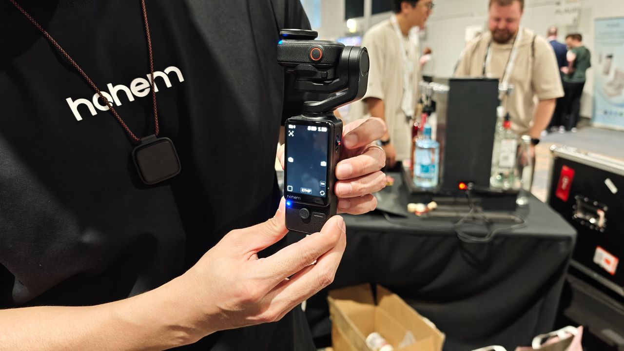 I tried the 'world’s first' 2-in-1 pocket gimbal and action camera at IFA, and its innovative detachable design could rival DJI
