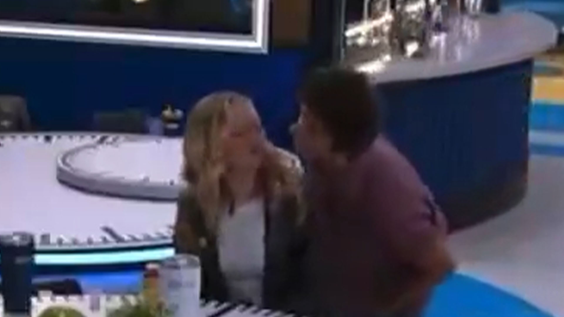 Watch Big Brother’s Drew FINALLY lean in to kiss crush Melody – and see her surprising reaction caught on live feeds