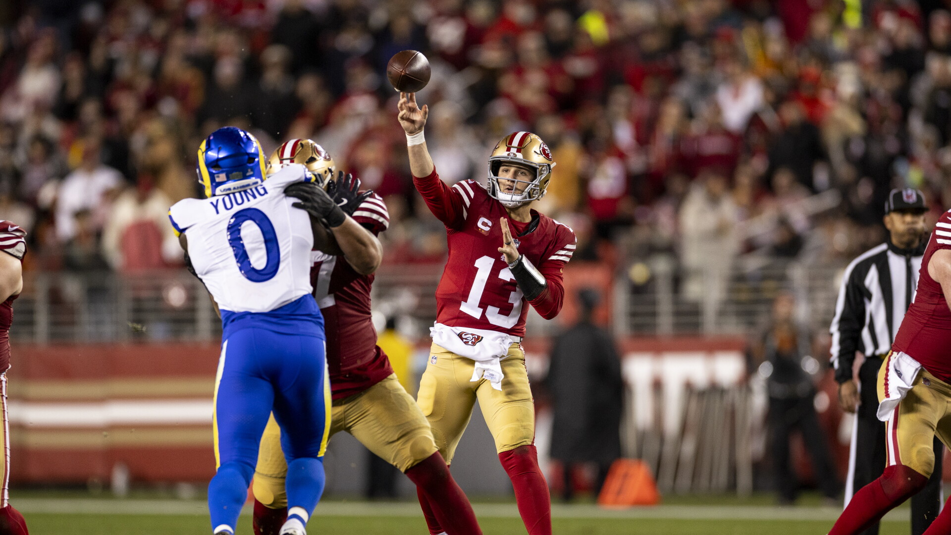 Brock Purdy: Playing in NFC West means we have to be at our best every moment