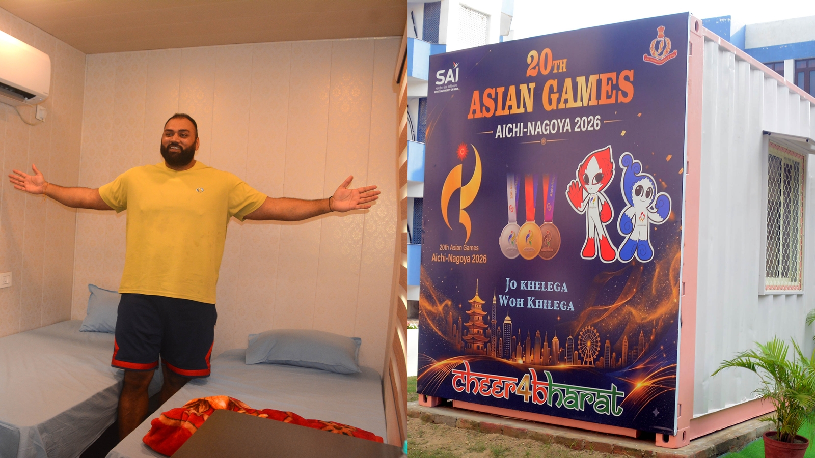 Container rooms to sushi: Indian athletes gear up for Asian Games and Japan