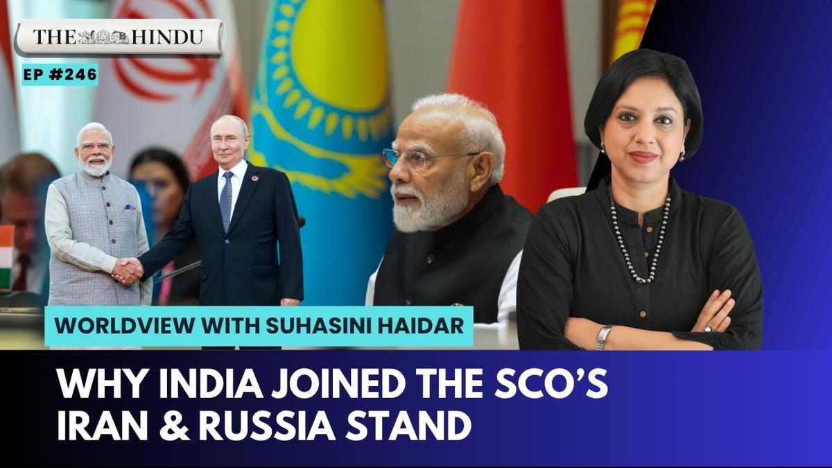 India backs SCO on Iran and Russia: Diplomatic Shift? | Worldview