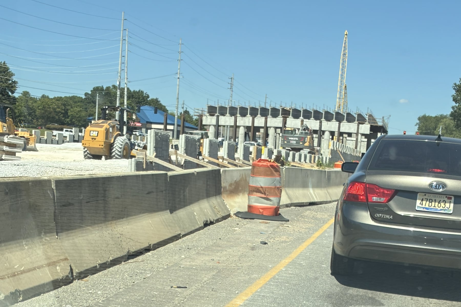 Busy Huntsville road closed under new Memorial Parkway overpass