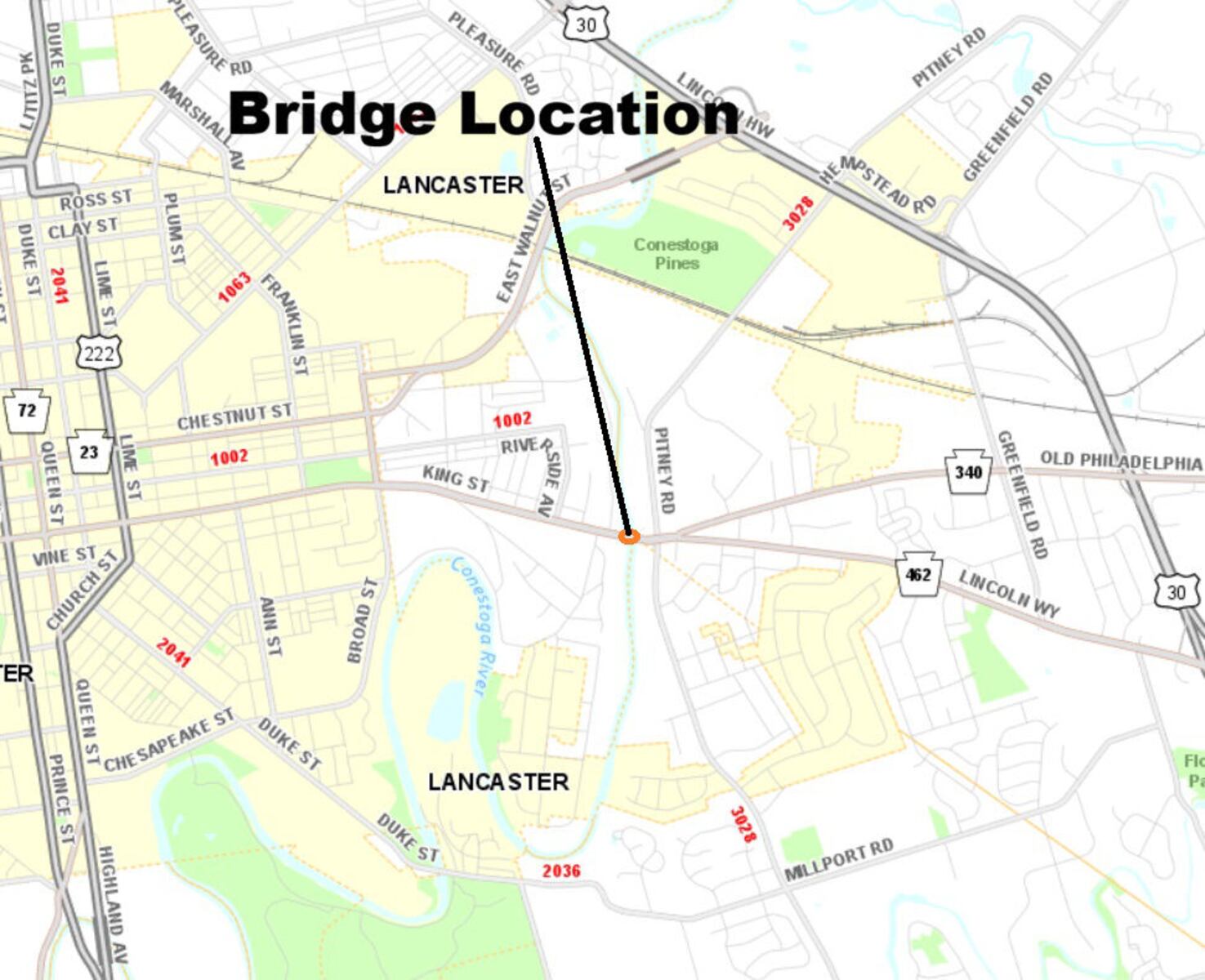 Route 462 bridge inspection to bring lane restrictions in Lancaster County