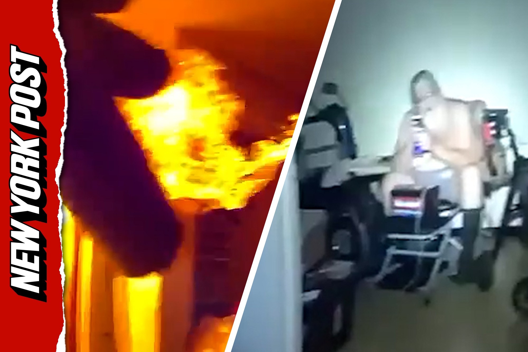 Oklahoma man uses homemade flamethrower at cops there to evict him: ‘Everybody out!’