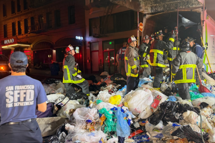 U.S. man rescued after getting stuck inside garbage truck