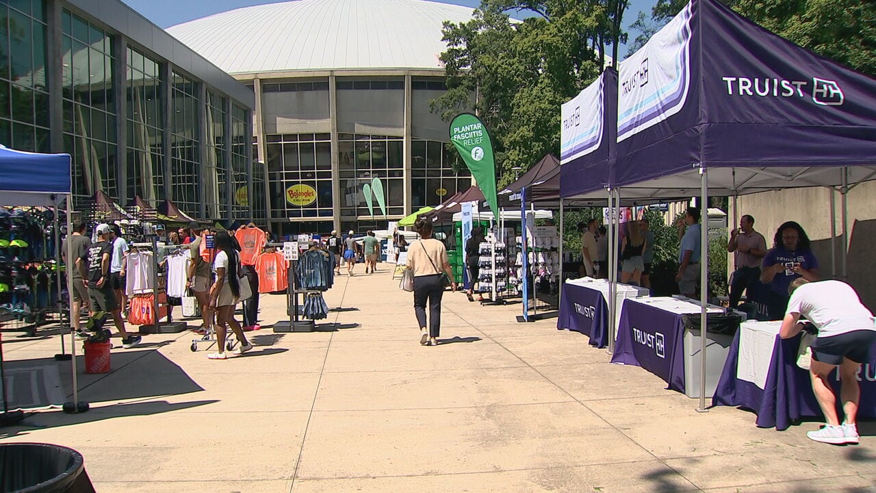 Thousands gather at Bojangles Boplex for Around the Crown expo