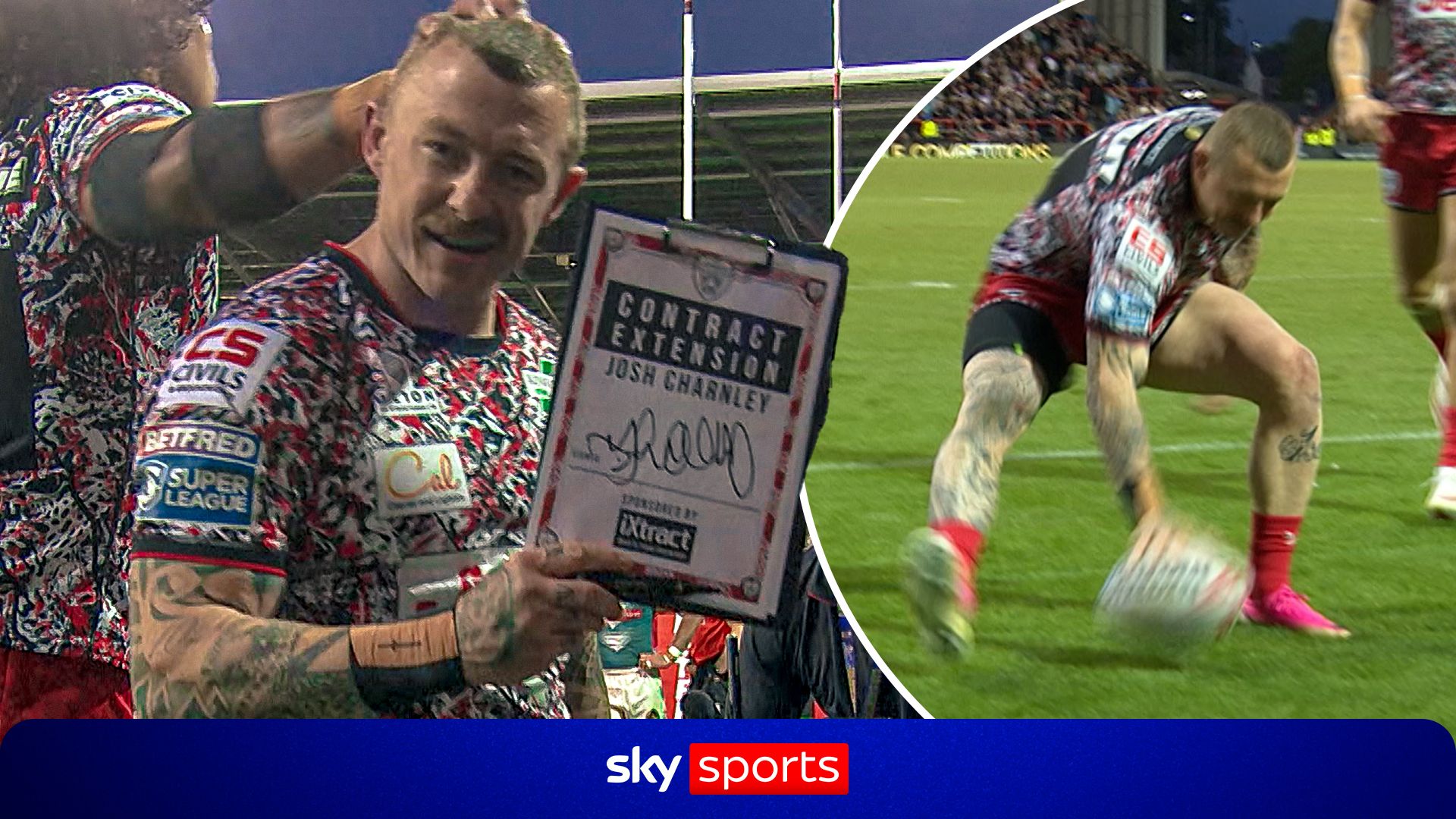 Try AND a new deal! | Charnley delivers unique celebration