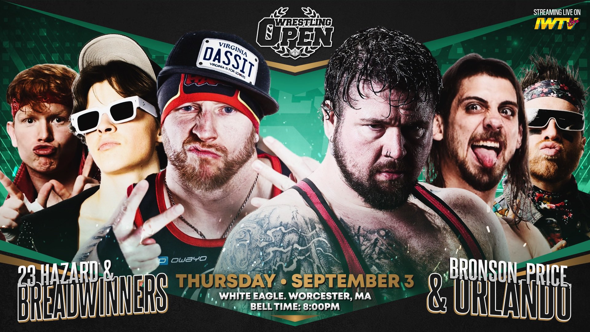 Wrestling Open Results (9/3)