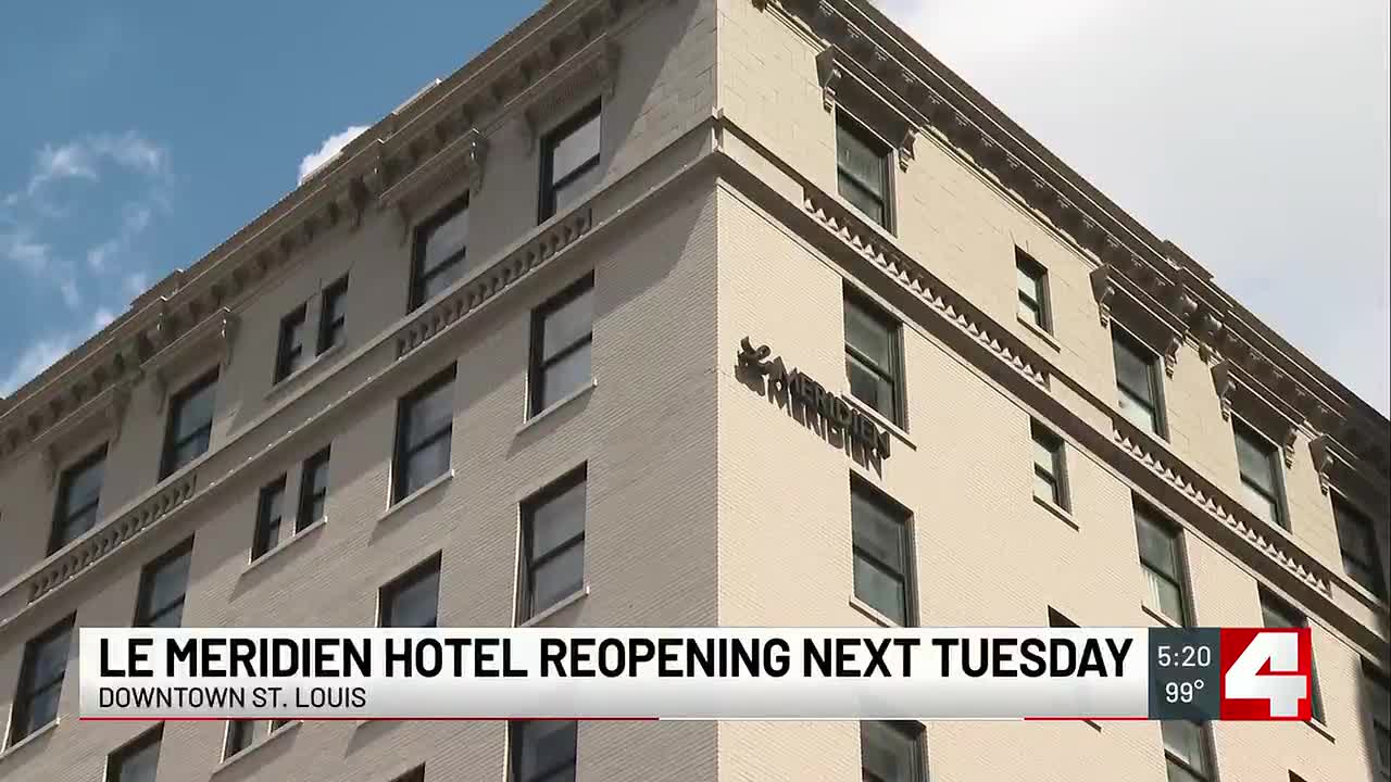 Downtown St. Louis hotel to reopen Tuesday
