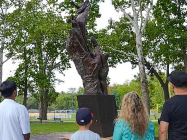 WATCH: 9|11 statue being moved to public park in Pennsylvania ahead of 25th anniversary