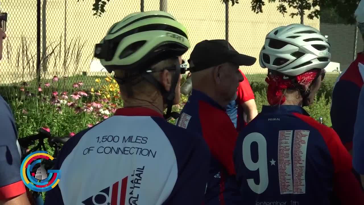 25 years after 9/11, cyclists ride nearly 1,300 miles to honor victims