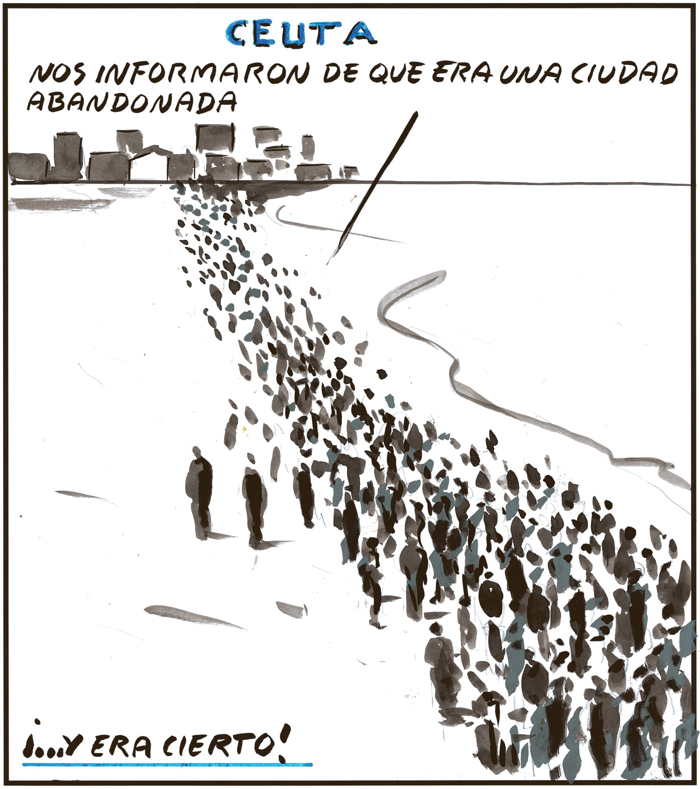 El Roto: Ceuta, ciudad abandonada