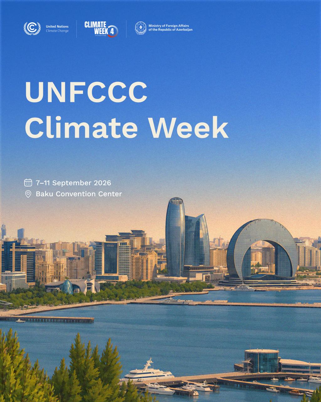 Baku to host 4th Climate Week of UN Framework Convention on Climate Change
