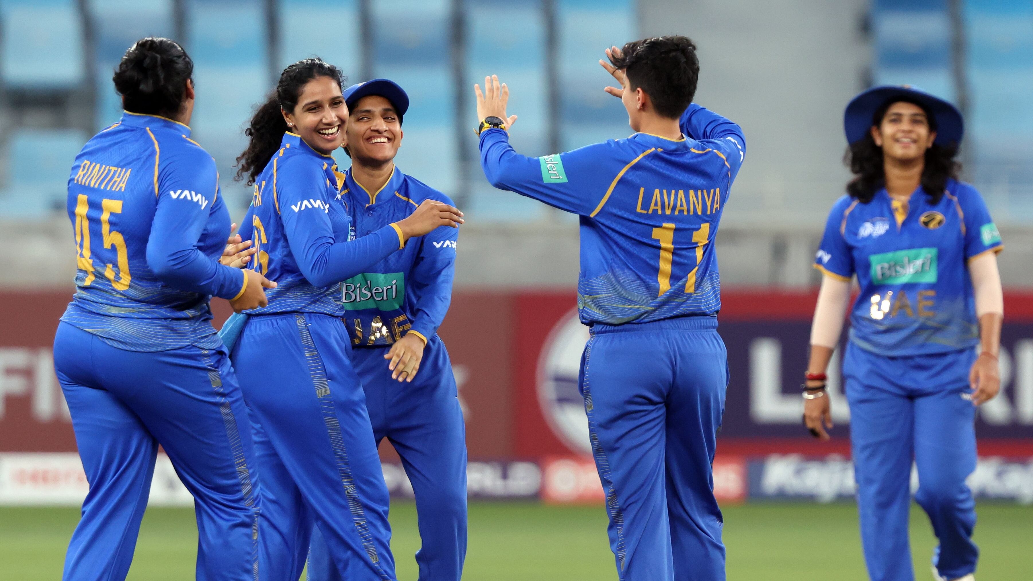 UAE keep Women’s Asia Cup hopes alive with Khushi Sharma cheering from the sidelines