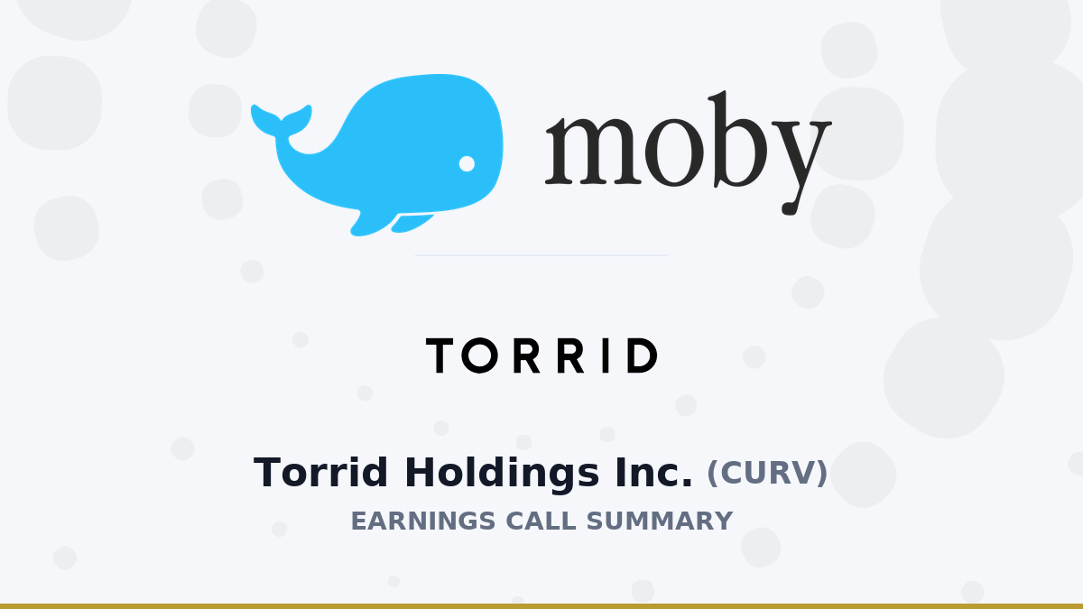 Torrid Holdings Inc. Q2 2026 Earnings Call Summary