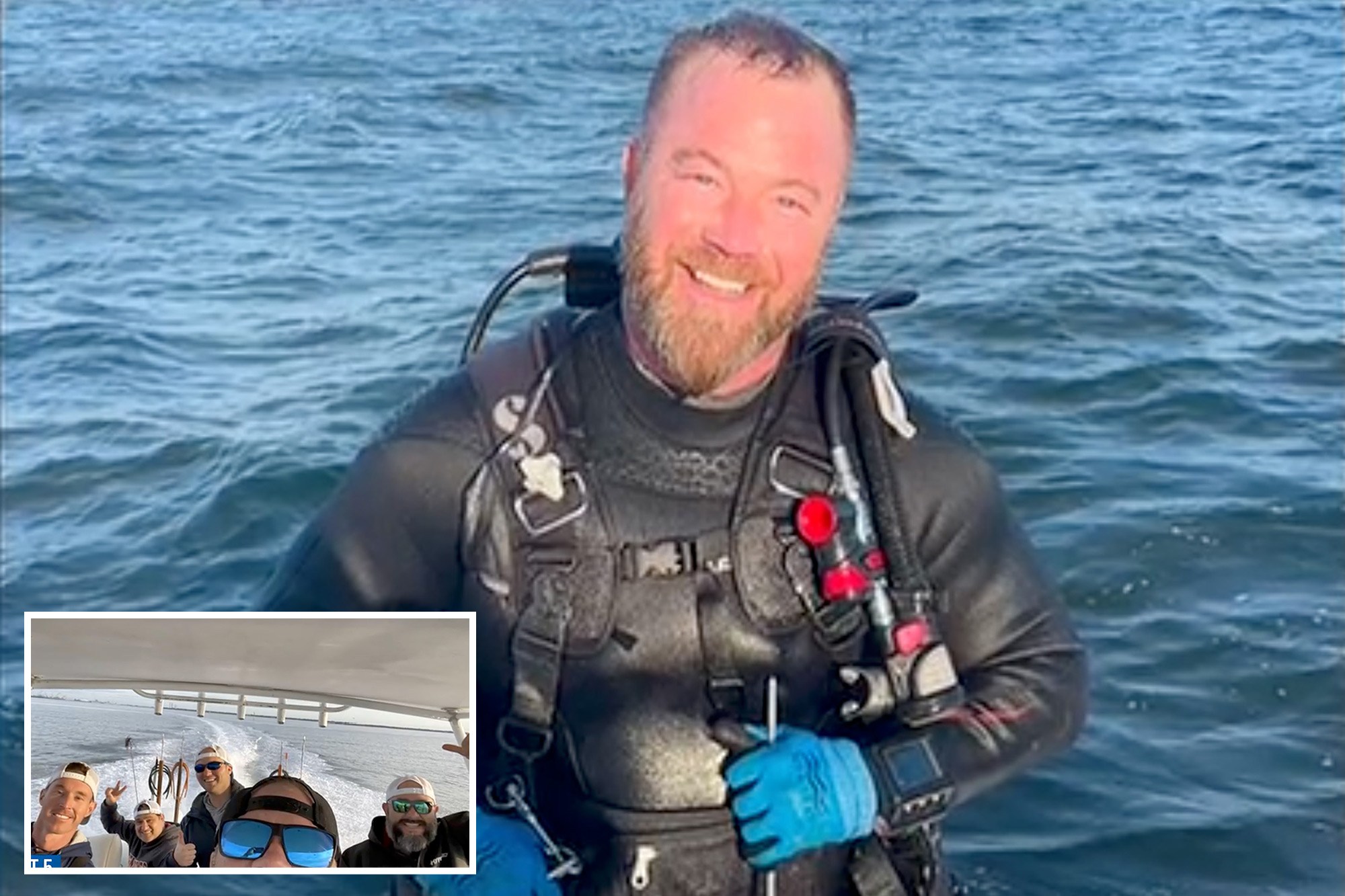Heroic boat captain jumps in to save diver being savaged by shark: ‘Not bleeding out on my watch’