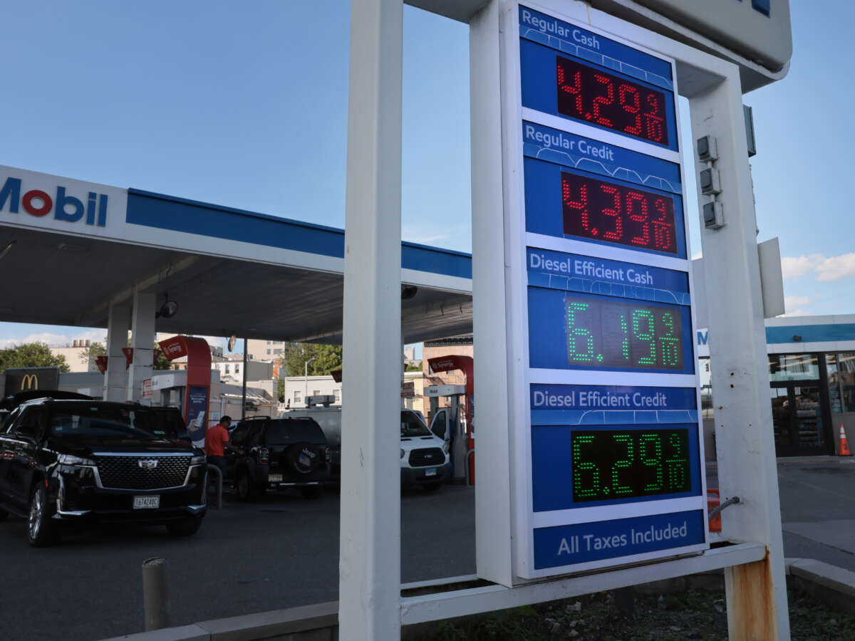 Republicans Panic as Gas Prices Hit Another Record High Ahead of Midterms