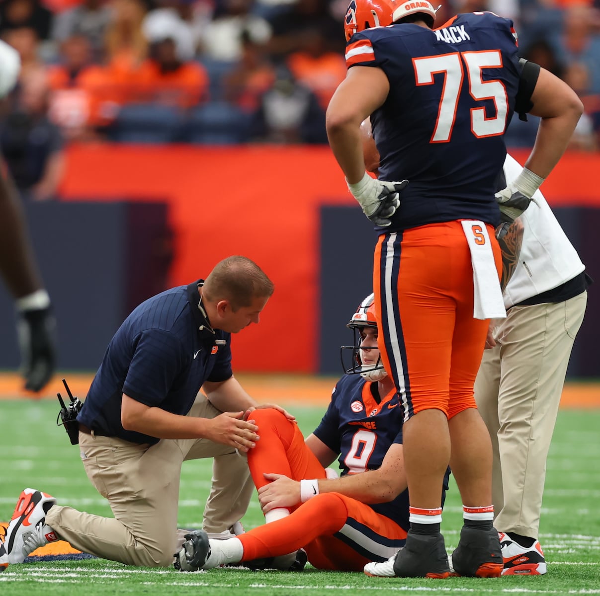 Hearts started to sink, then Steve Angeli sprinted to the sideline: ‘Race me’