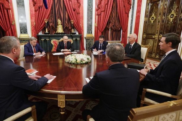 Putin holds three-hour Kremlin talks with Trump envoys on ending Ukraine war