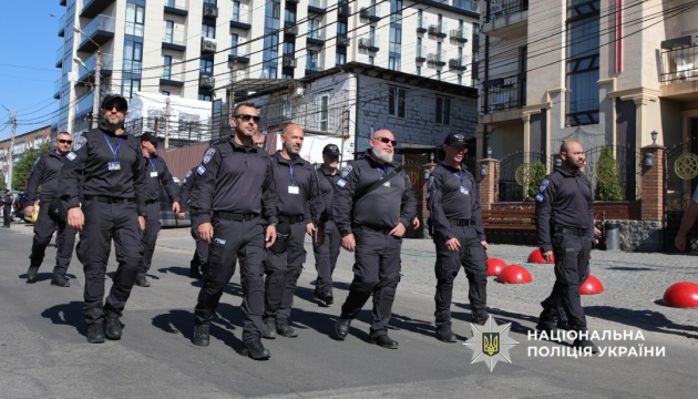 Israeli police officers arrive in Uman to help provide security during Rosh Hashanah