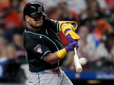 Moreno's go-ahead RBI single in 10th gives D-Backs 4-3 win over Astros