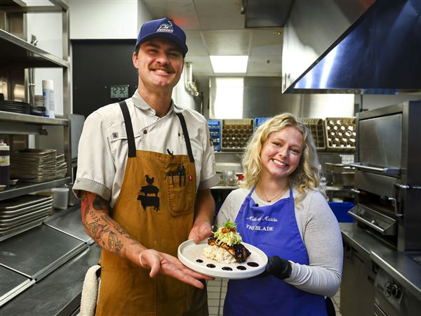 Meals with Maddie: End of summer salmon with blueberry barbecue showcased at Claude's