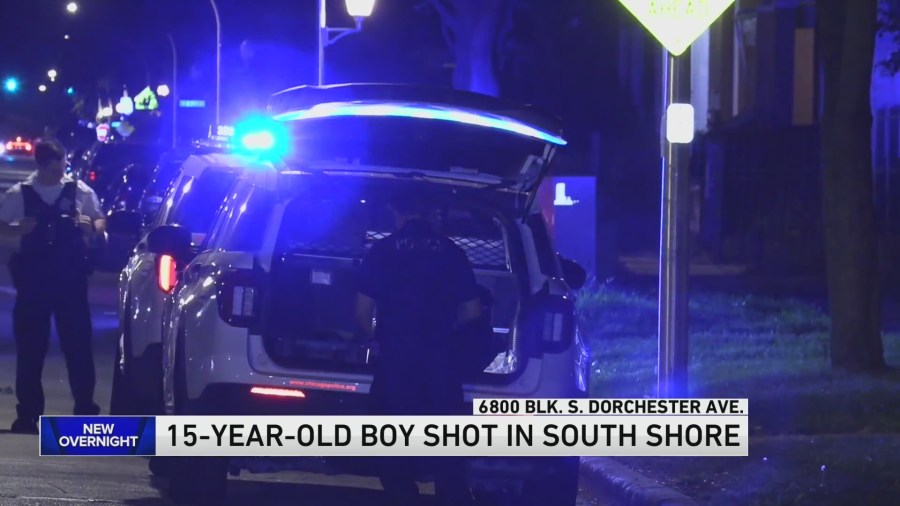 15-year-old boy shot multiple times in South Shore, according to Chicago police