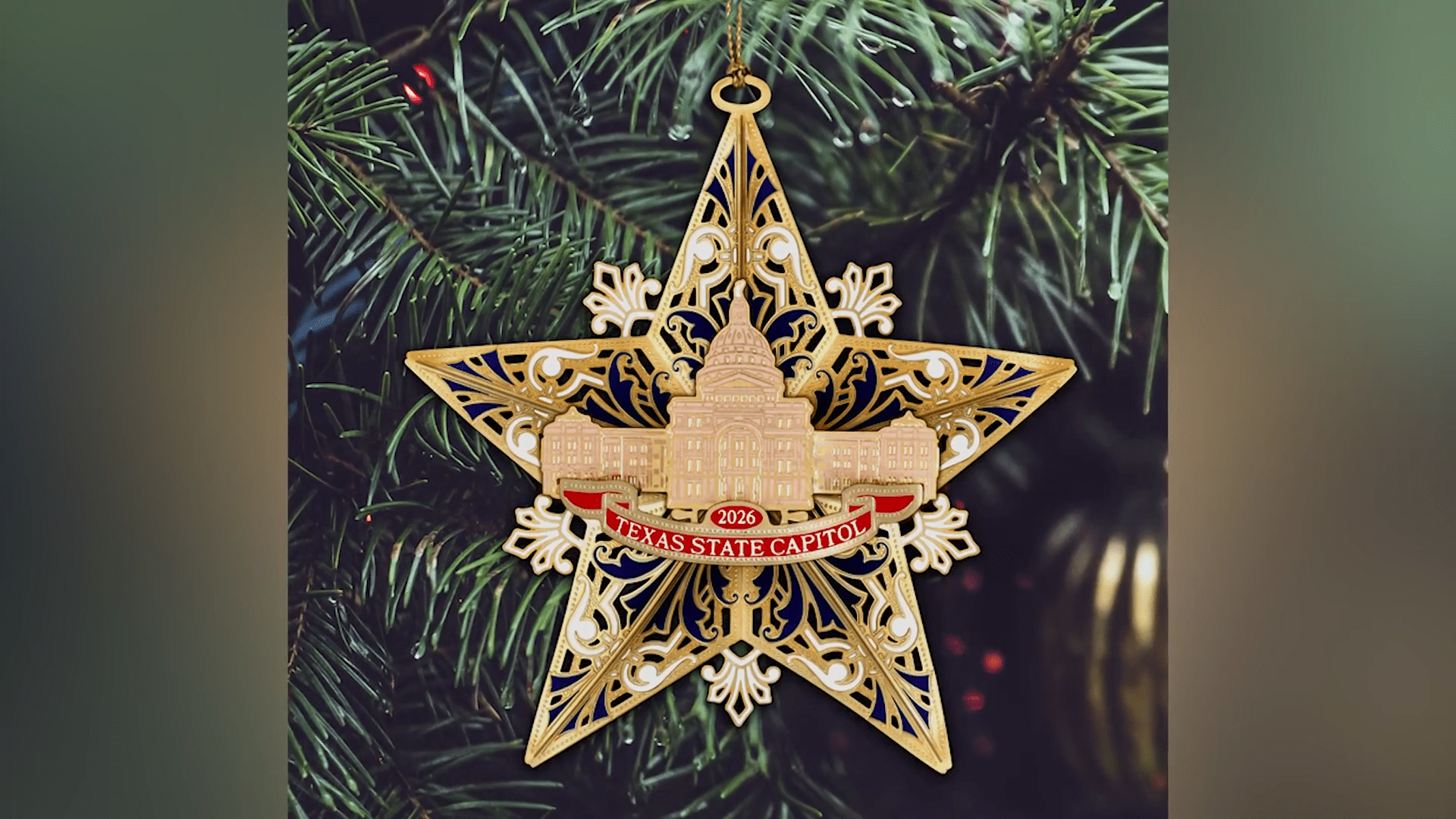 2026 Texas Capitol ornament unveiled with nod to America's 250th anniversary