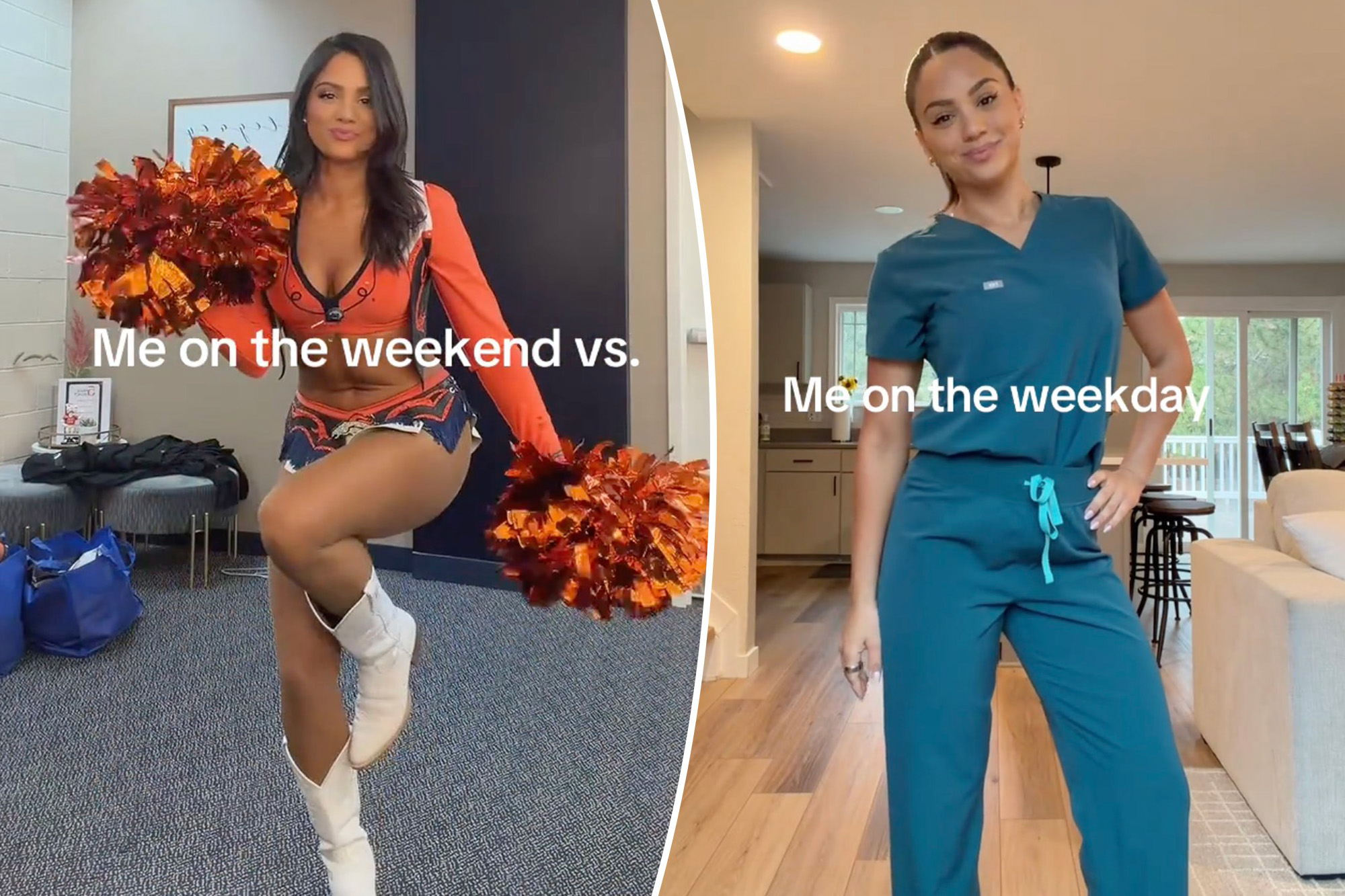 Broncos cheerleader’s double life has NFL fans calling for better pay