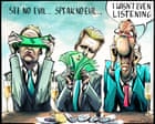 Ella Baron on Reform UK and the donations row – cartoon