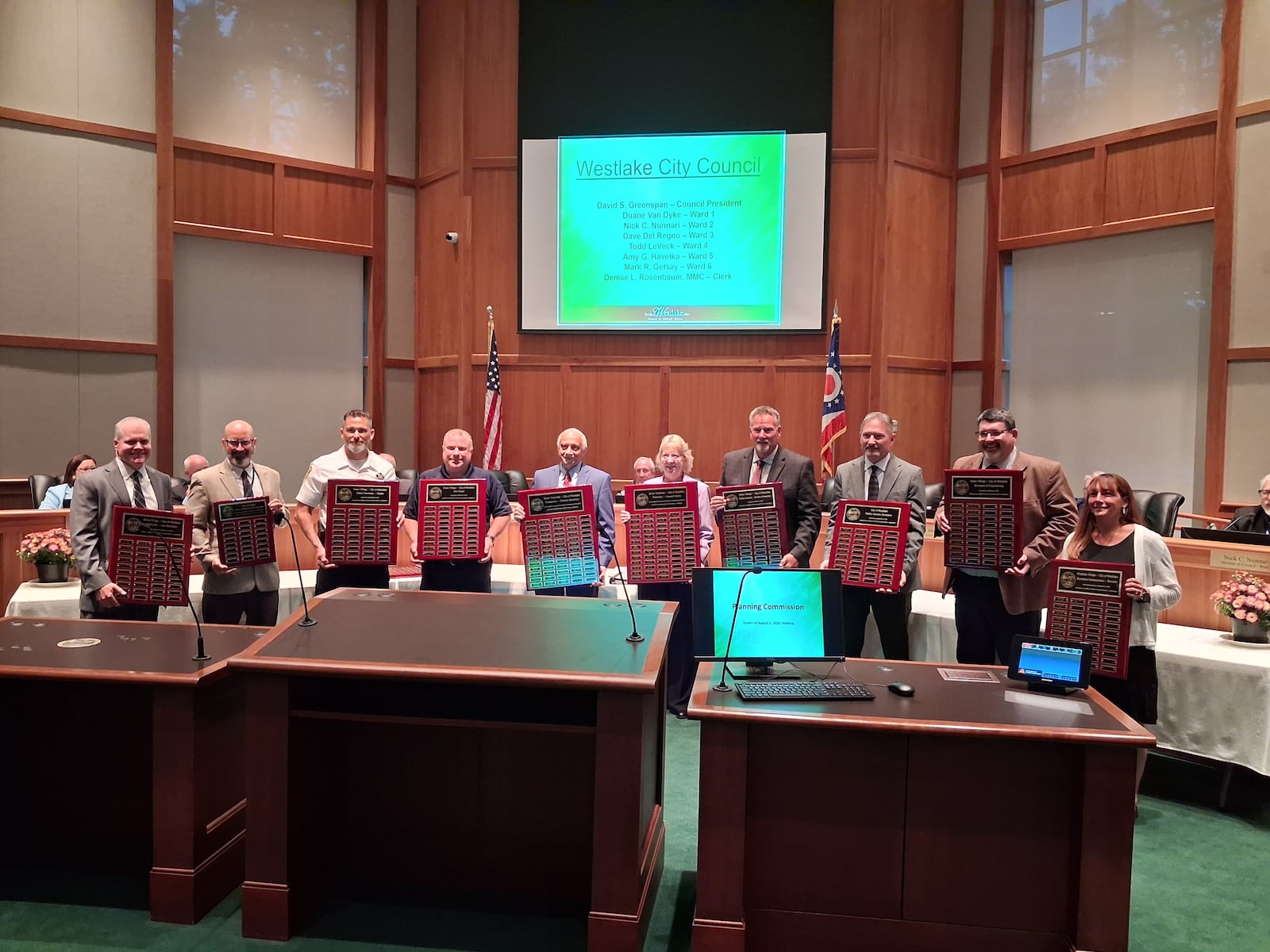 Westlake officials commend council clerk for ‘labor of love’ compiling record of department heads dating to 1909