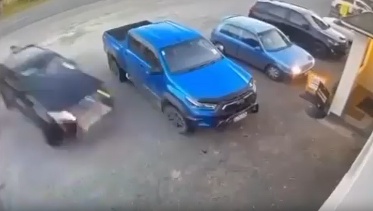 CCTV captures car crashing through pub’s wall, injuring four